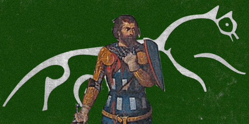 Adapted from images by William Plenderleath and Octave Penguilly L'Haridon. Original images via Wikimedia Commons.