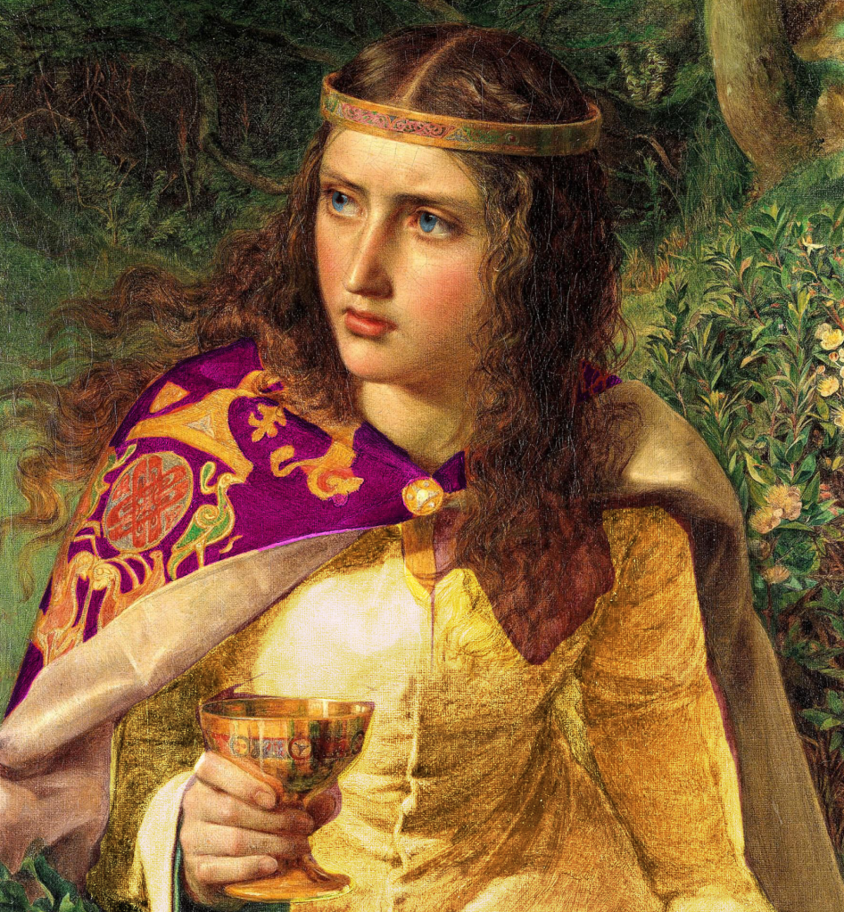 Princess Marguerite de Gallicantu, adapted from a painting of Eleanor of Aquitaine.