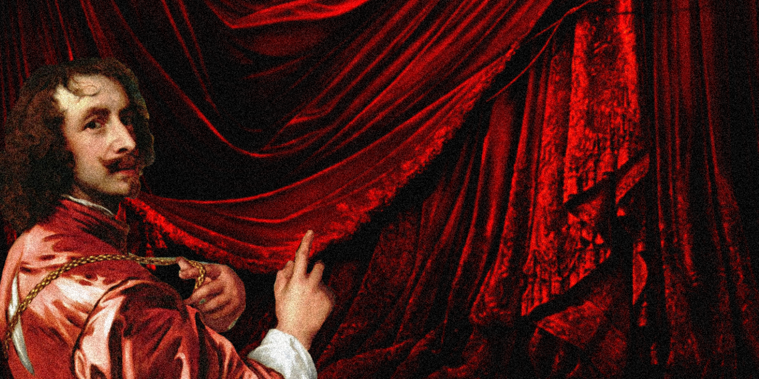 Art of Sandford Whitehead, represented by Anthony van Dyck's Self-Portrait with a Sunflower.