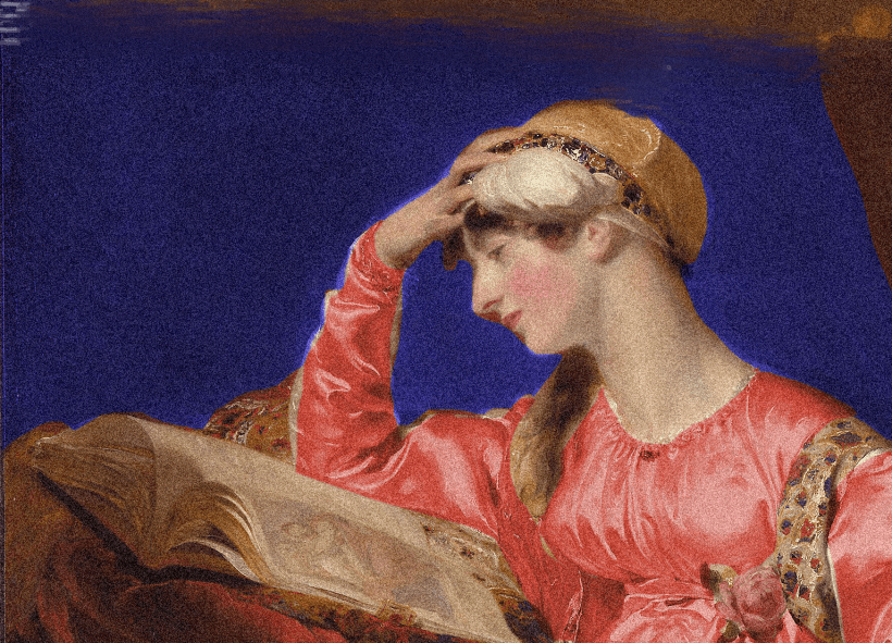 Art of Sibylla of Isidore, adapted from an image by Thomas Lawrence.