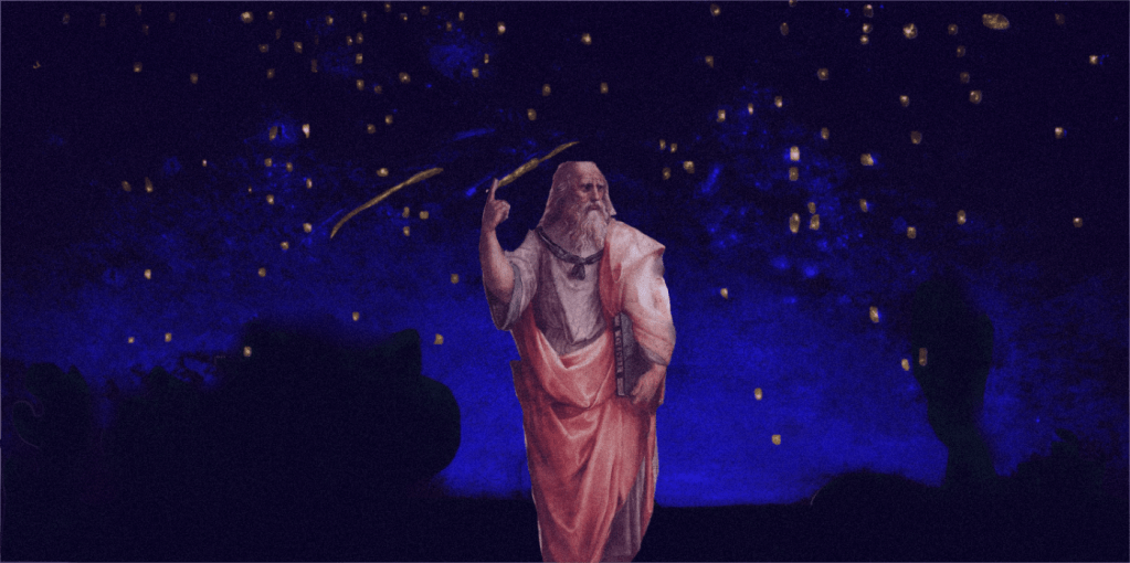 Art of Cassius Astrologus, represented by Raphael's Plato.