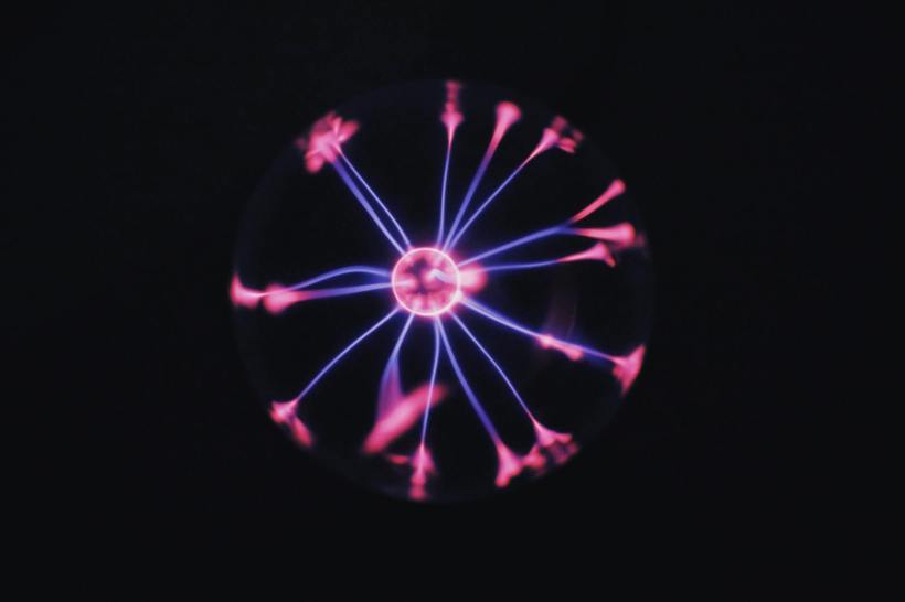 A plasma globe.