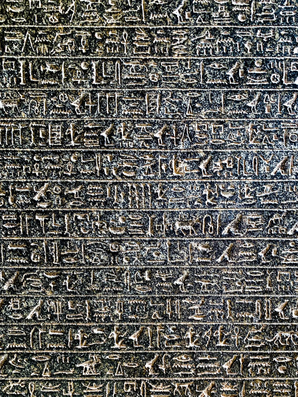 An Ancient Egyptian inscription.