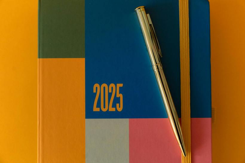 A 2025 planner.