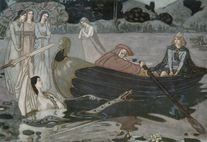"The Taking of Excalibur" by John Duncan.