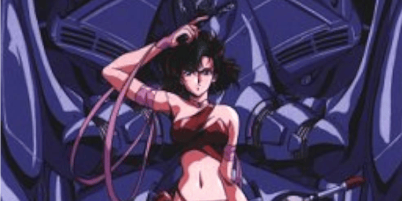 Sylia on a poster for Bubblegum Crisis.
